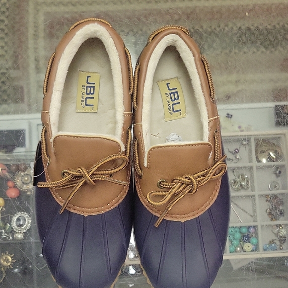 JBU Shoes - JBU Brown and Blue Boat Shoes with Durable Construction